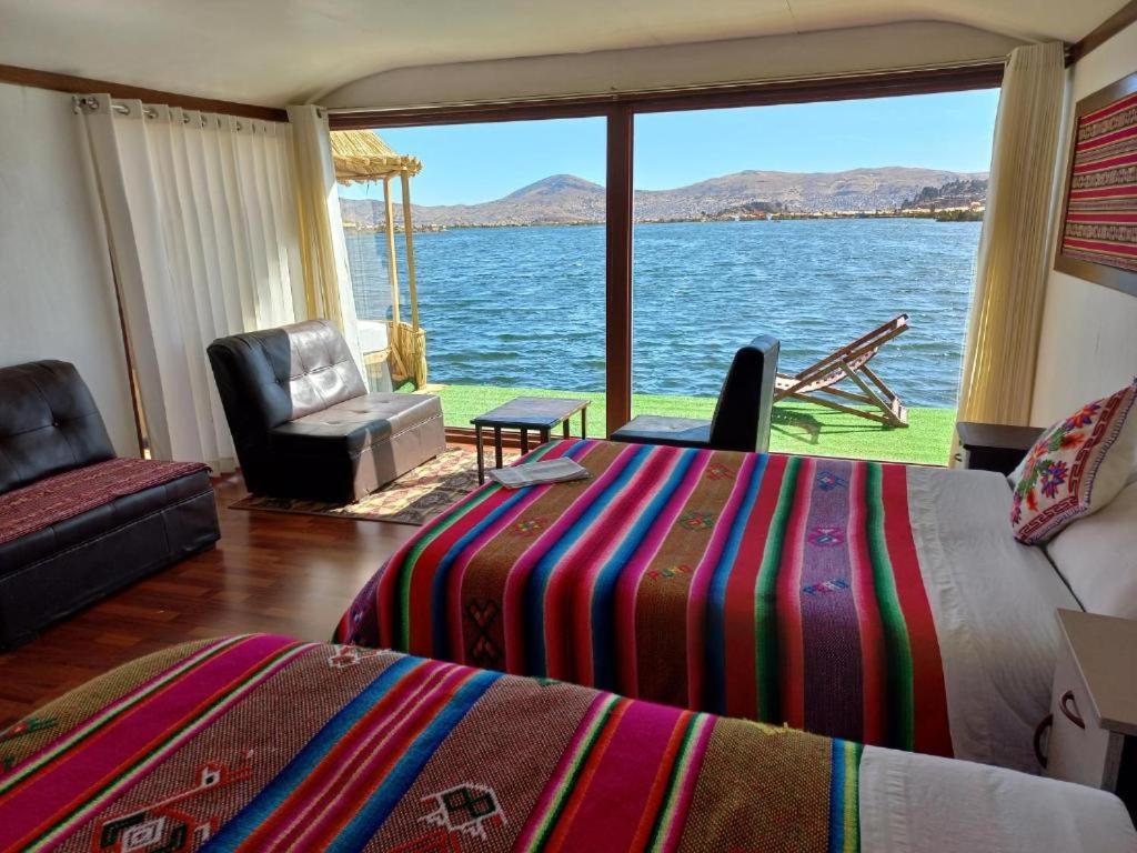 Hotel Uros Aruma-Uro On Uros Floating Islands Puno Exterior foto