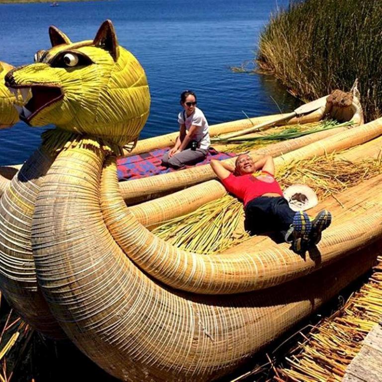 Hotel Uros Aruma-Uro On Uros Floating Islands Puno Exterior foto