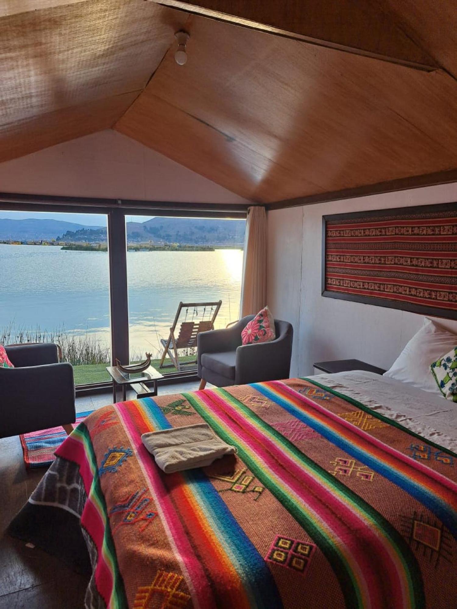 Hotel Uros Aruma-Uro On Uros Floating Islands Puno Exterior foto