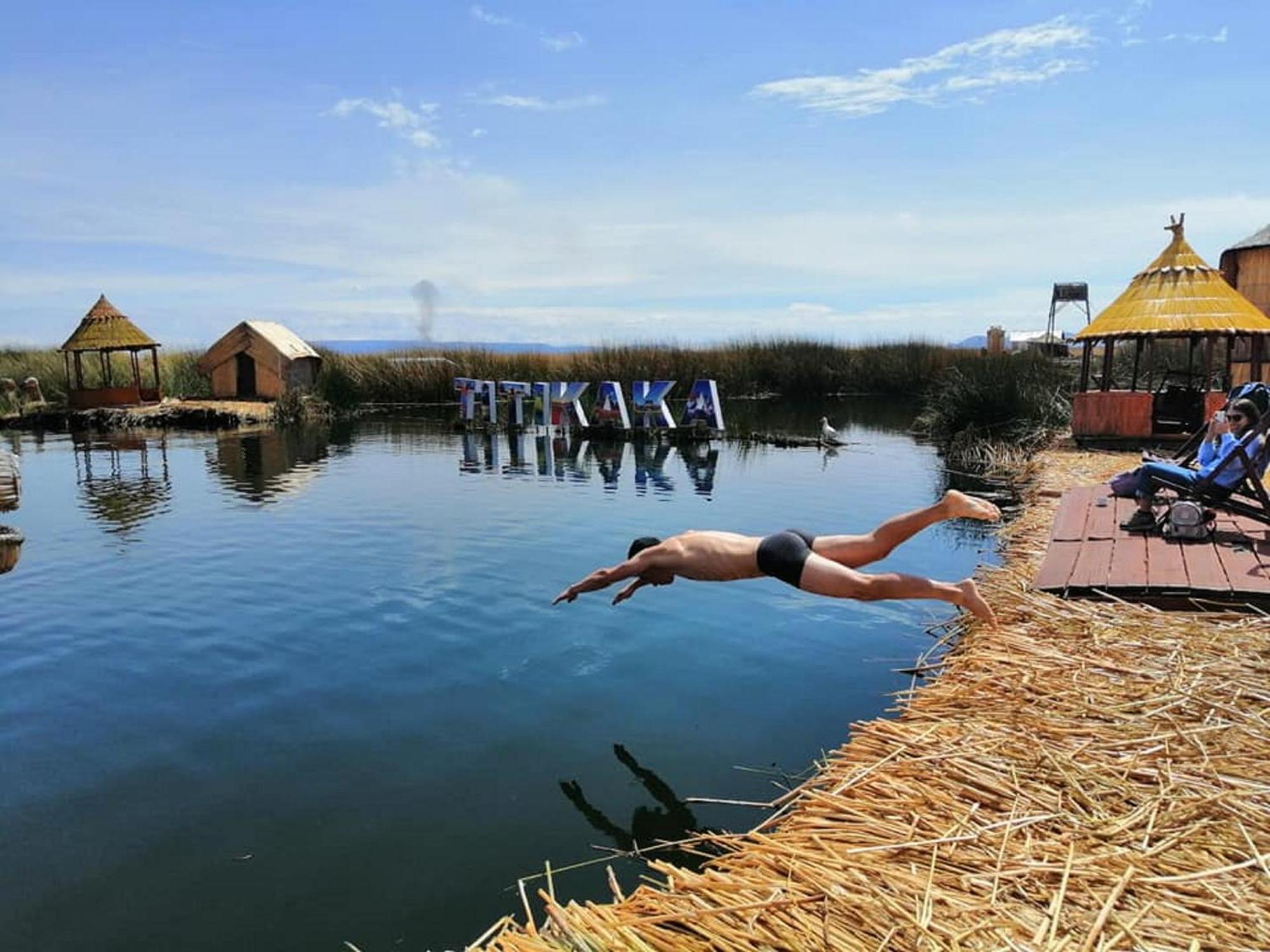 Hotel Uros Aruma-Uro On Uros Floating Islands Puno Exterior foto